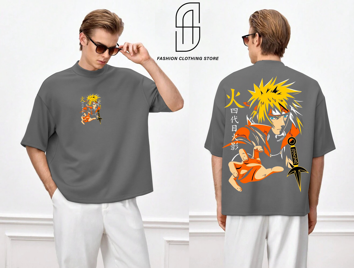 DROP SHOULDER PRINTED T.SHIRT FOR MENS AND BOYS CASUAL WEAR.