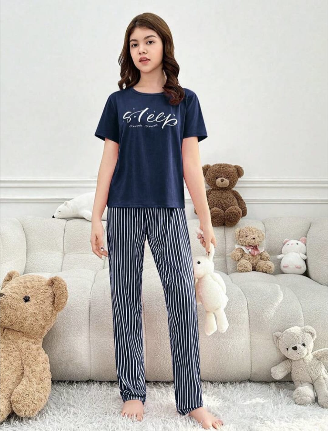 Night Wear for Women Night suit for girls and women, Sleeping Dress Girls Sleepwear Sexy Loungewear Sleeping Suit lingerie T shirt and Pajama ,Night Dress for girls and women