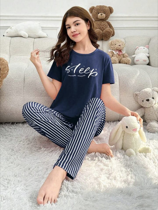 Night Wear for Women Night suit for girls and women, Sleeping Dress Girls Sleepwear Sexy Loungewear Sleeping Suit lingerie T shirt and Pajama ,Night Dress for girls and women