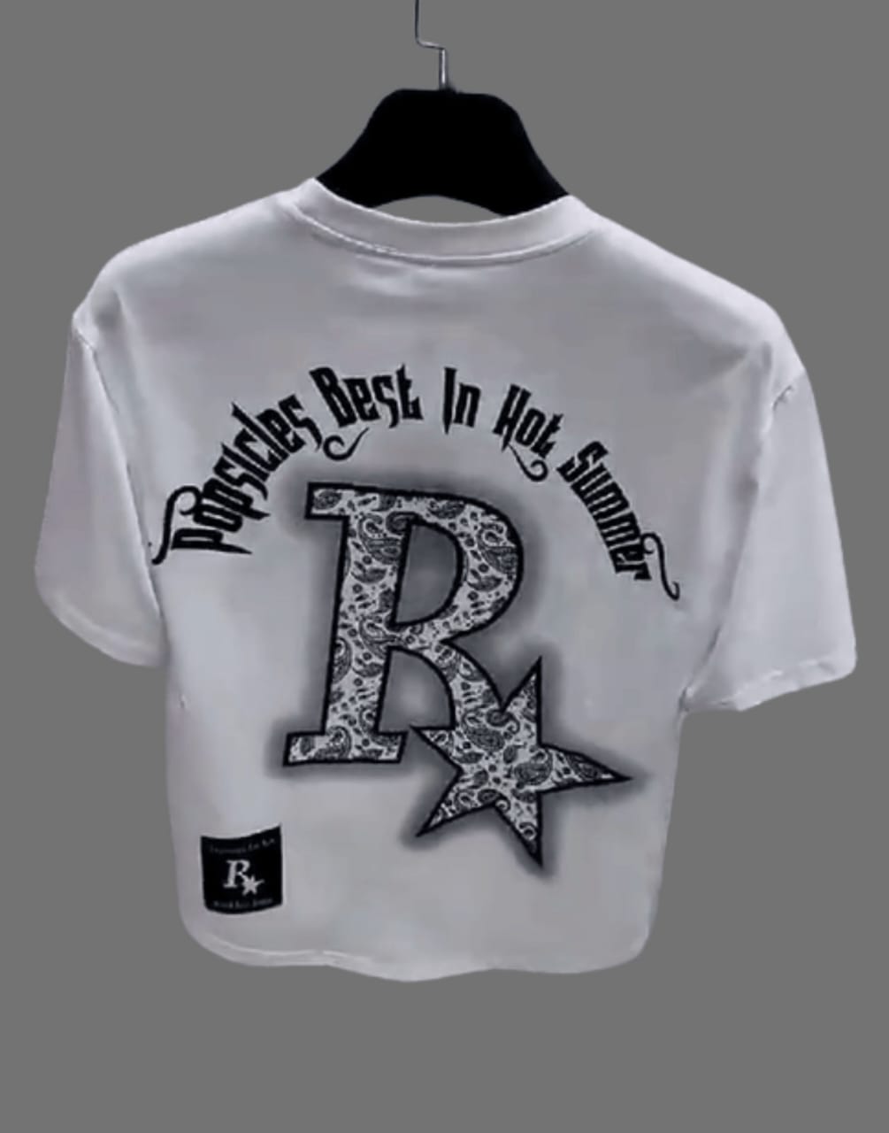 new stylish star printed dorp shoulder t.shirt for mens and boys casual wear.