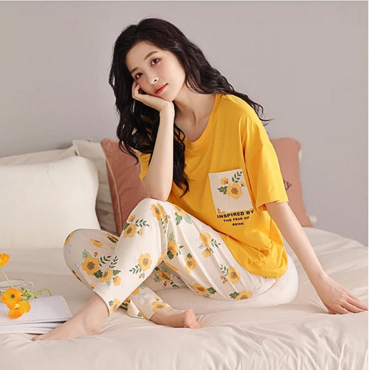 Night Wear for Women Night suit for girls and women, Sleeping Dress Girls Sleepwear Sexy Loungewear Sleeping Suit lingerie T shirt and Pajama ,Night Dress for girls and women