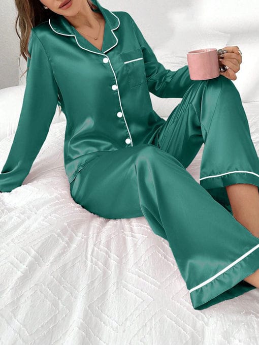 SOFT SILK PJ SUT FOR WOMENS AND GIRLS