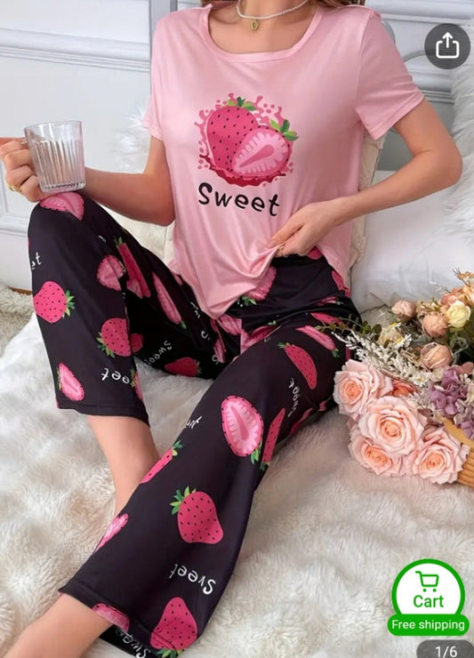 Night Wear for Women Night suit for girls and women, Sleeping Dress Girls Sleepwear Sexy Loungewear Sleeping Suit lingerie T shirt and Pajama ,Night Dress for girls and women