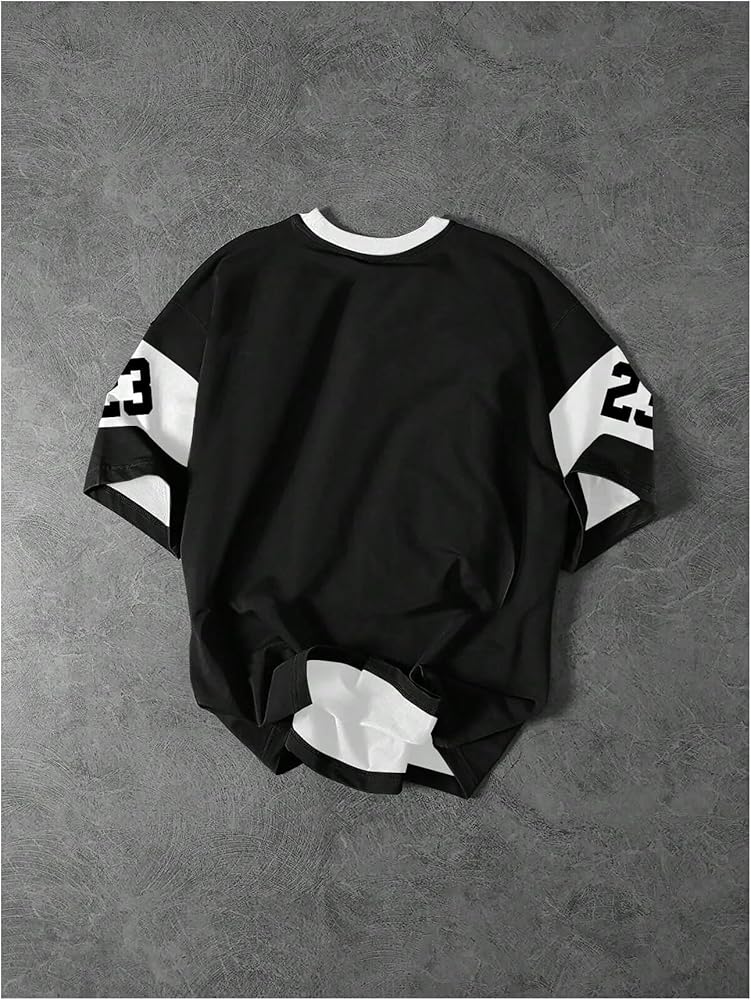 NEW RACING PRINTED DROP SHOULDER T.SHIRT FOR MENS AND BOYS CASUAL WEAR