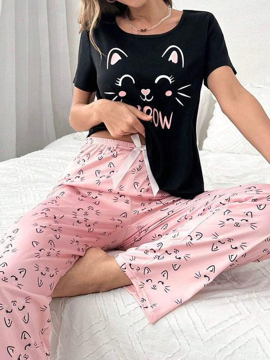 Night Wear for Women Night suit for girls and women, Sleeping Dress Girls Sleepwear Sexy Loungewear Sleeping Suit lingerie T shirt and Pajama ,Night Dress for girls and women