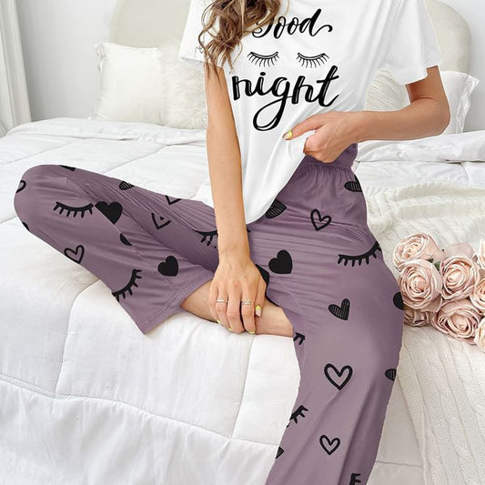 Night Wear for Women Night suit for girls and women, Sleeping Dress Girls Sleepwear Sexy Loungewear Sleeping Suit lingerie T shirt and Pajama ,Night Dress for girls and women